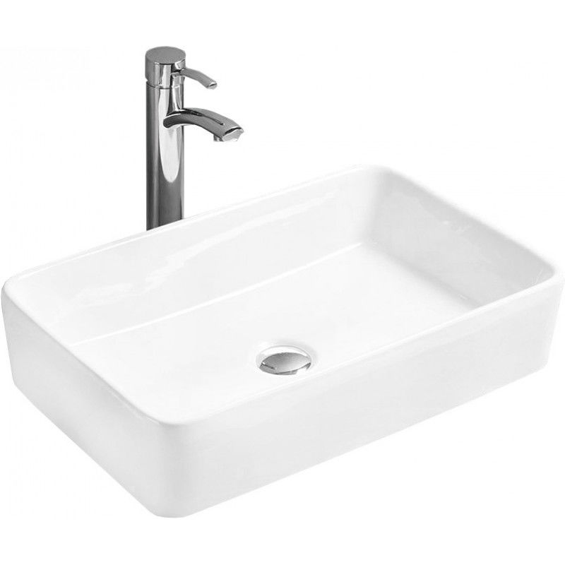 Mexen Catia countertop washbasin 61 x 41 cm, White - 21316100