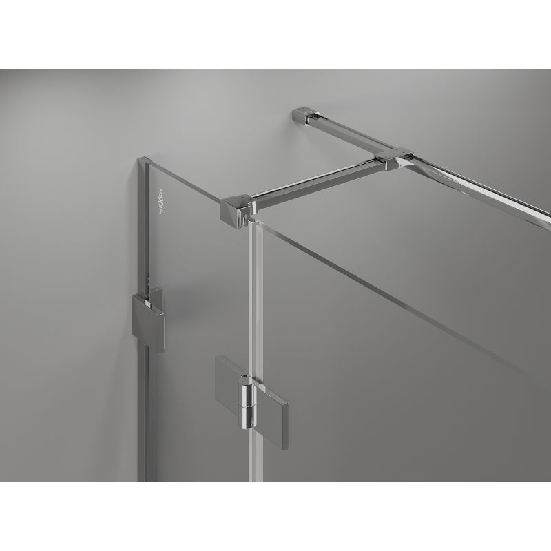 Mexen Lunar T right-opening shower cabin 130 x 110 cm, transparent, chrome - 834T-130-110-01-00-P