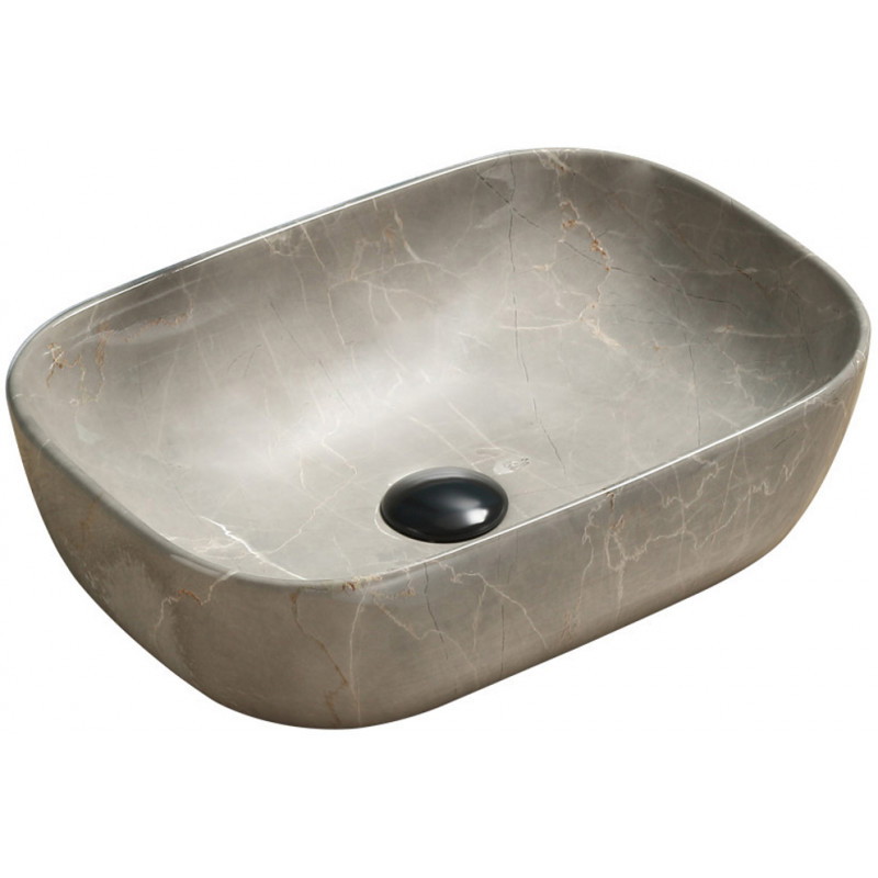 Mexen Rita countertop sink 45 x 32 cm, beige stone - 21084597