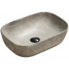 Mexen Rita countertop sink 45 x 32 cm, beige stone - 21084597