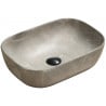Mexen Rita countertop washbasin 45 x 32 cm, Beige stone - 21084597