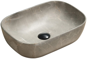 Mexen Rita countertop sink 45 x 32 cm, beige stone - 21084597