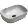 Mexen Rita countertop sink 45 x 32 cm, gray stone - 21084596