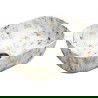 Mexen Rita countertop basin 45 x 32 cm, white stone - 21084595