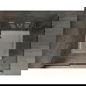 Mexen Omega extendable shower cubicle 100 x 100 cm, Graphite, Chrome + shower tray Flat, bialy - 825-100-100-01-40-4010
