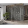 Mexen Omega-3S 3-wall sliding shower cabin, 100 x 100 cm, transparent, chrome - 825-100-100-01-00-3S