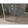 Mexen Omega-3S 3-wall sliding shower cabin, 100 x 100 cm, transparent, chrome - 825-100-100-01-00-3S