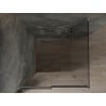 Mexen Omega 100 x 100 cm Sliding Shower Enclosure, Graphite, Chrome - 825-100-100-01-40