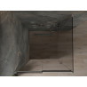 Mexen Omega sliding shower cabin 100 x 100 cm, graphite, chrome - 825-100-100-01-40