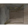 Mexen Omega sliding shower cabin 100 x 100 cm, transparent, gold - 825-100-100-50-00
