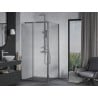 Mexen Apia extendable shower cubicle 90 x 90 cm, Transparent, Chrome - 840-090-090-01-00