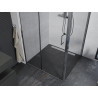 Mexen Apia sliding shower cabin 90 x 90 cm, transparent, chrome - 840-090-090-01-00
