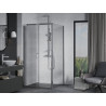 Mexen Apia sliding shower cabin 90 x 90 cm, transparent, chrome - 840-090-090-01-00