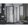 Mexen Apia sliding shower cabin 90 x 90 cm, transparent, black - 840-090-090-70-00