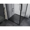 Mexen Apia sliding shower cabin 90 x 90 cm, transparent, black - 840-090-090-70-00