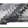 Mexen Apia extendable shower cubicle 100 x 100 cm, Stripes, Chrome - 840-100-100-01-20