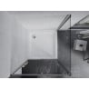 Mexen Apia sliding shower cabin 100 x 100 cm, transparent, chrome + Flat tray - 840-100-100-01-00-4010