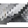 Mexen Apia extendable shower cubicle 100 x 100 cm, Stripes, Chrome + shower tray Flat - 840-100-100-01-20-4010