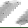 Mexen Lunar shower cabin hinged left 80 x 80 cm, transparent, brushed gun gray - 834-080-080-66-00-L