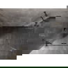 Mexen Lunar shower enclosure pivot door left 85 x 80 cm, transparent, brushed gun gray - 834-085-080-66-00-L