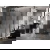 Mexen Lunar Shower Cabin Hinged Left 95 x 90 cm, Transparent, Brushed Gun Gray - 834-095-090-66-00-L