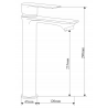 Mexen Royo DF05 shower set, Chrome - 72214DF05-00