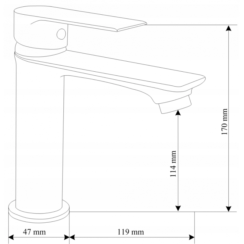 Mexen Royo DF40 bath set, black - 72203DF40-70