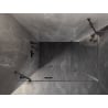 Mexen Lunar left hinged shower enclosure 85 x 70 cm, transparent, gun metal - 834-085-070-95-00-L