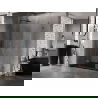 Mexen Lunar shower enclosure left hinged 95 x 70 cm, transparent, gun metal - 834-095-070-95-00-L