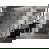 Mexen Lunar shower enclosure left hinged 95 x 70 cm, transparent, gun metal - 834-095-070-95-00-L
