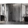 Mexen Lunar Left Hinged Shower Enclosure 85 x 80 cm, Transparent, Gun Metal - 834-085-080-95-00-L