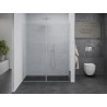 Mexen Pretoria Duo Shower Door Swing 140 cm, Transparent, Chrome - 852-140-000-02-00