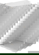 Mexen Lunar left-hinged shower cabin 75 x 70 cm, transparent, brushed nickel - 834-075-070-97-00-L