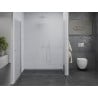 Mexen Pretoria Duo 160 cm Pivot Shower Door, Transparent, Chrome - 852-160-000-02-00