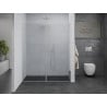 Mexen Pretoria Duo 170 cm Hinged Shower Doors, Transparent, Chrome - 852-170-000-02-00