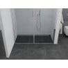 Mexen Pretoria Duo 170 cm Hinged Shower Doors, Transparent, Chrome - 852-170-000-02-00
