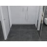 Mexen Pretoria Duo 170 cm Hinged Shower Doors, Transparent, Chrome - 852-170-000-02-00
