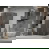 Mexen Lima folding shower cubicle 70 x 80 cm, Graphite, Chrome - 856-070-080-01-40