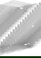 Mexen Lunar T Right Hinged Shower Enclosure 120 x 110 cm, Transparent, White - 834T-120-110-20-00-P