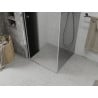 Mexen Lima folding shower enclosure 90 x 90 cm, graphite, chrome - 856-090-090-01-40