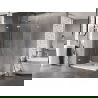 Mexen Lunar-F Duo folding shower enclosure 80 x 70 cm, transparent, chrome - 836-080L-070P-01-00
