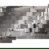 Mexen Lunar-F Duo folding shower enclosure 80 x 70 cm, transparent, chrome - 836-080L-070P-01-00