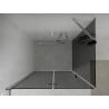Mexen Lima foldable shower cabin 100 x 80 cm, graphite, chrome - 856-100-080-01-40