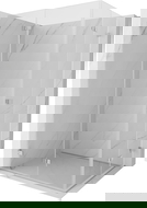 Mexen Lunar-F Duo folding shower cabin 100 x 85 cm, transparent, chrome - 836-100L-085P-01-00