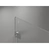 Mexen Lunar-F Duo foldable shower cabin 100 x 95 cm, transparent, chrome - 836-100L-095P-01-00