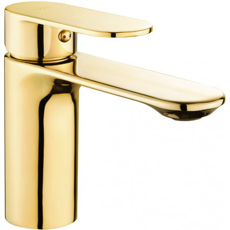 Mexen Milo washbasin faucet, gold - 71300-50