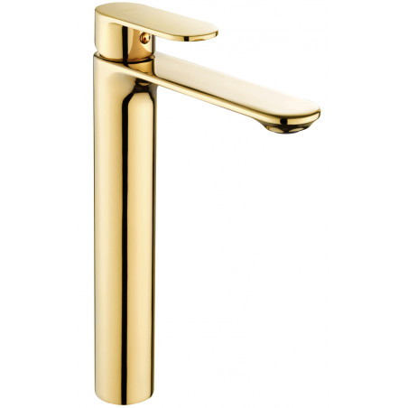 Mexen Milo tall washbasin faucet, gold - 71310-50