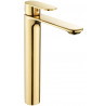Mexen Milo tall washbasin faucet, gold - 71310-50