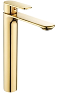 Mexen Milo tall washbasin faucet, gold - 71310-50