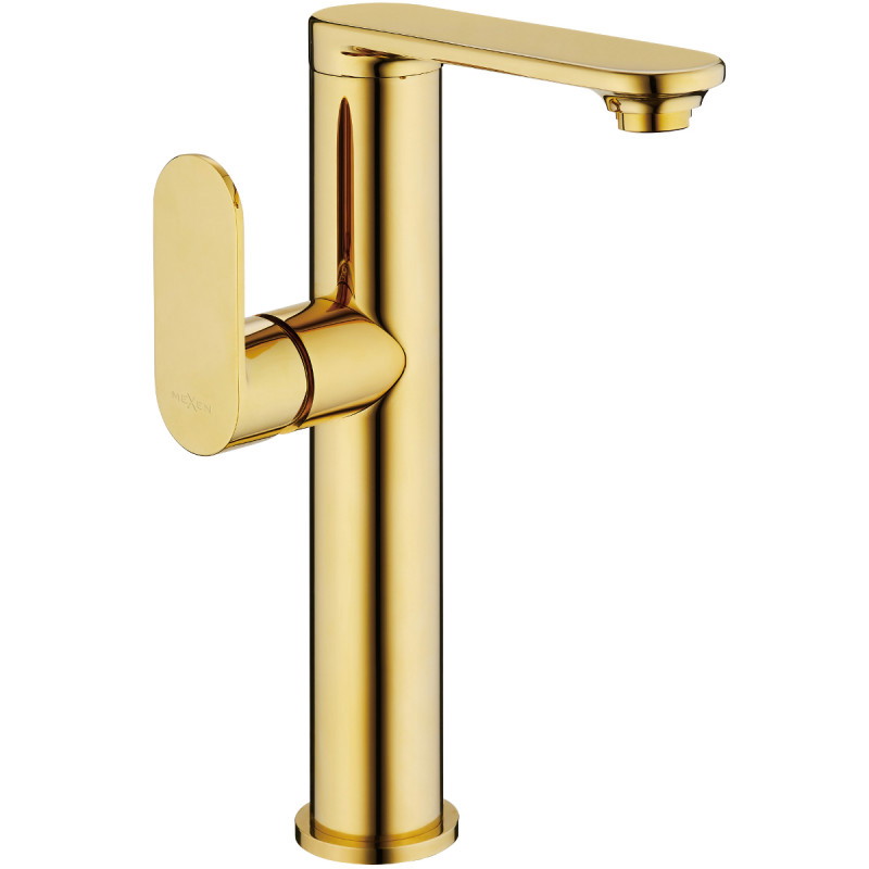 Mexen Milo high washbasin faucet with side handle, gold - 71315-50